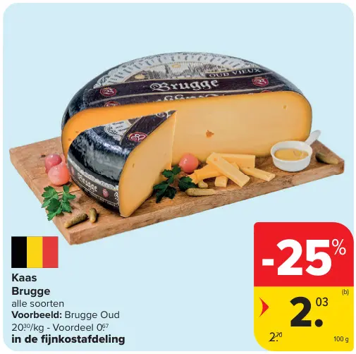 Promotie: Kaas Brugge