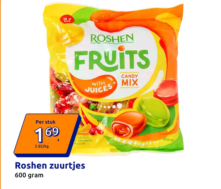 Aanbieding: Roshen zuurtjes