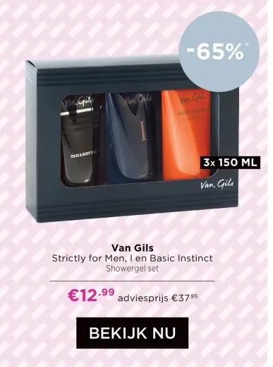 Aanbieding: Strictly for Men, I en Basic Instinct Showergel