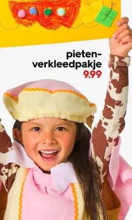 Aanbieding: pieten-verkleedpakje