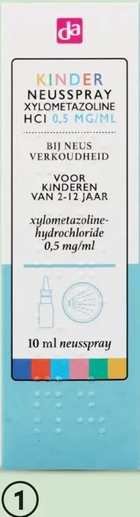 Aanbieding: Neusspray kind xylometazoline