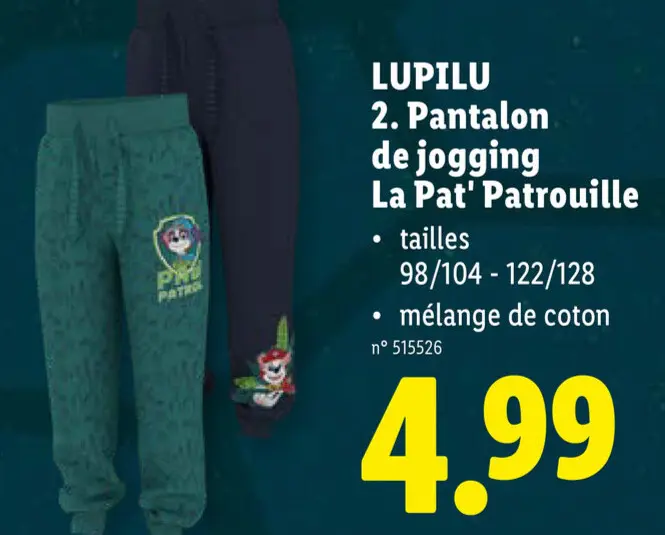 Offre: Pantalon de jogging