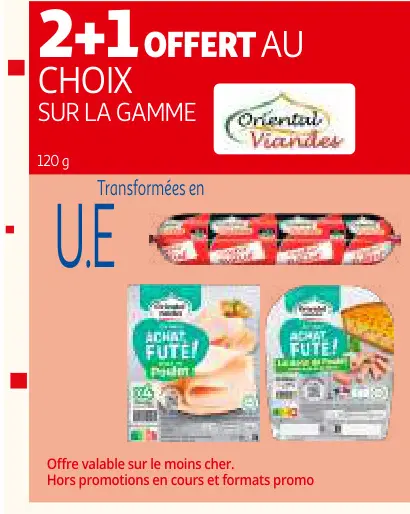 Promotie: Gamme Oriental Viandes