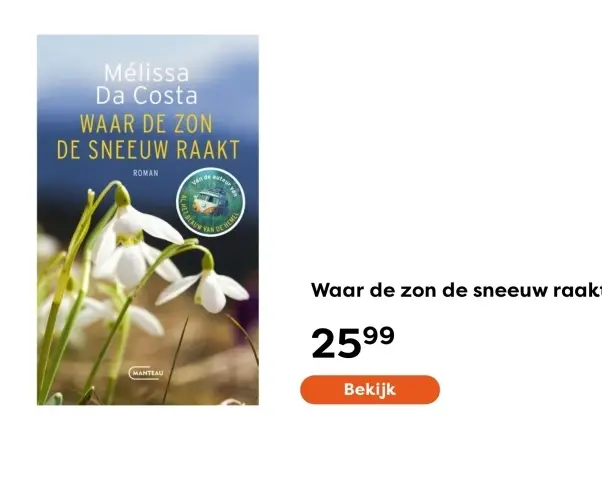 Aanbieding: Waar de zon de sneeuw raakt