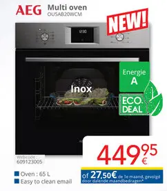 Promotie: Multi oven