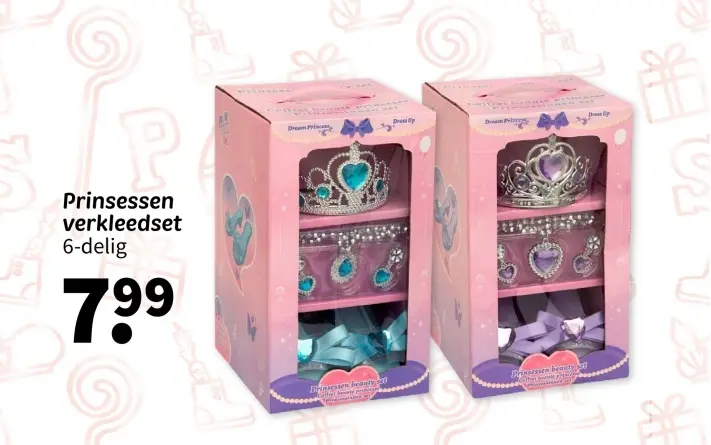 Aanbieding: Prinsessen verkleedset
