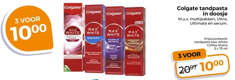 Aanbieding: Max White Tandpasta