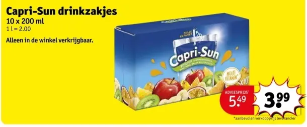 Promotie: Drinkzakjes