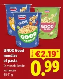 Aanbieding: Good noodles of pasta