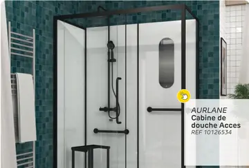 Offre: Cabine de douche aurlane acces 85x160cm