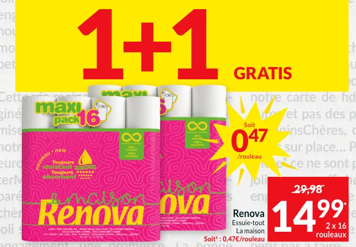 Offre: Essuie-tout