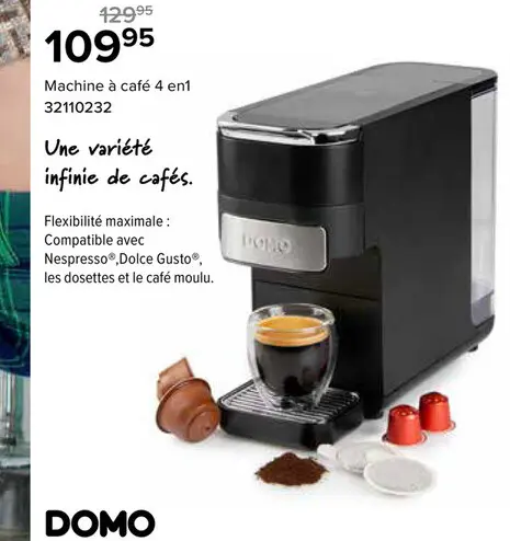 Offre: Machine à café 4 en1