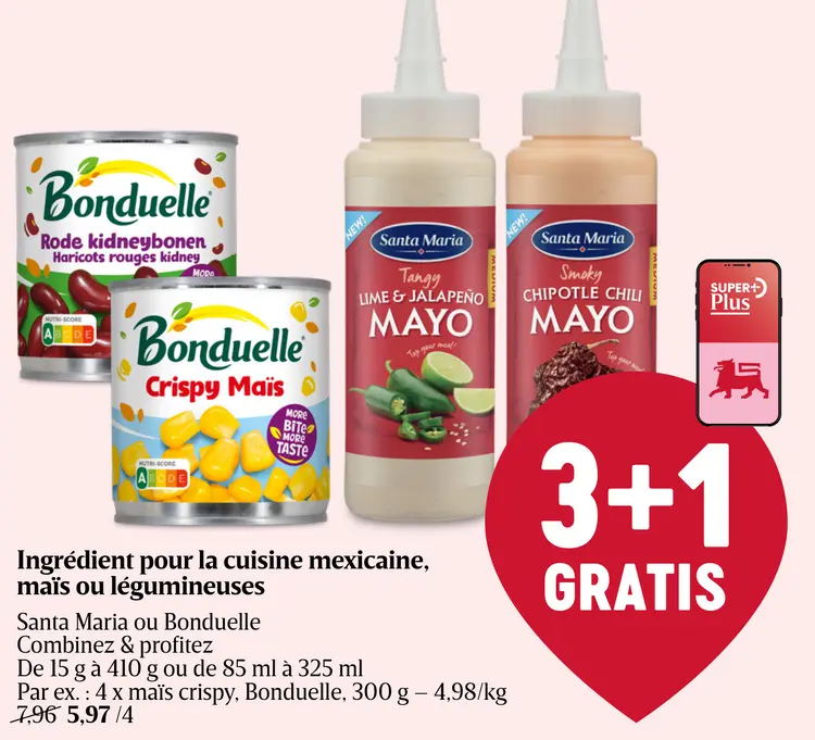 Offre: Ingrédient pour la cuisine mexicaine, maïs ou