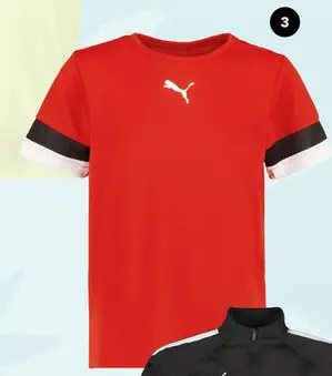 Aanbieding: Puma teamRISE kinder voetbalshirt rood