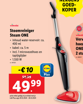 Aanbieding: Stoomreiniger Steam ONE