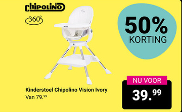 Aanbieding: Kinderstoel Chipolino Vision Ivory