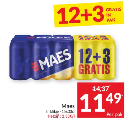 Promotie: Maes