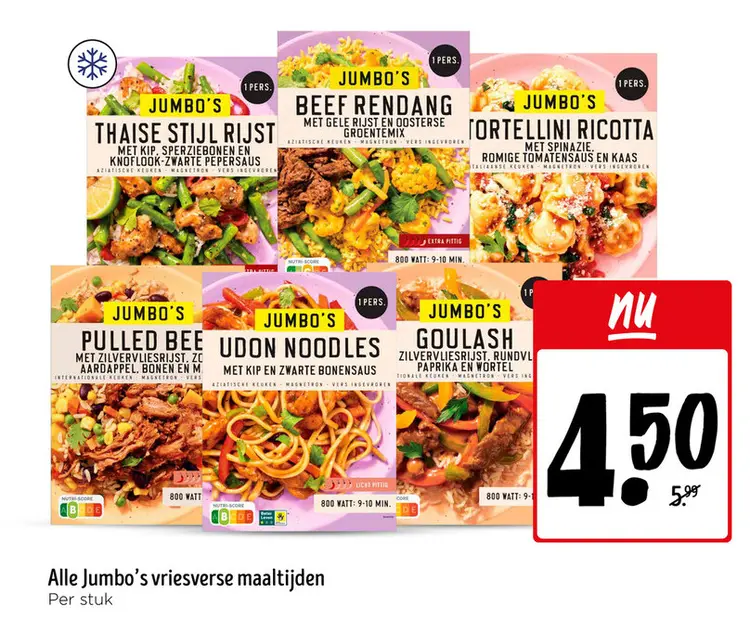 Aanbieding: Vriesverse maaltijden