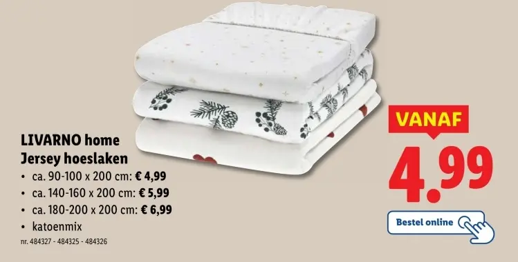 Aanbieding: Jersey hoeslaken