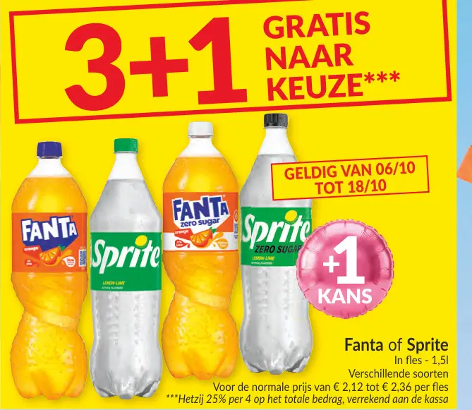 Promotie: Fanta of Sprite