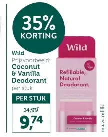 Aanbieding: Coconut & Vanilla Deodorant