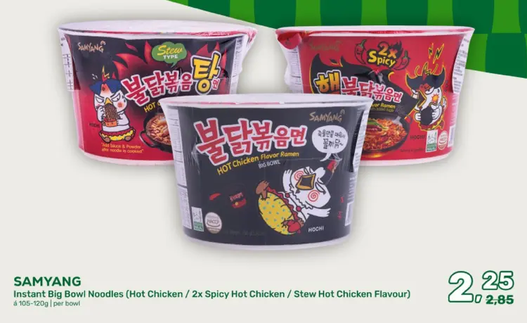 Aanbieding: Instant Big Bowl Noodles