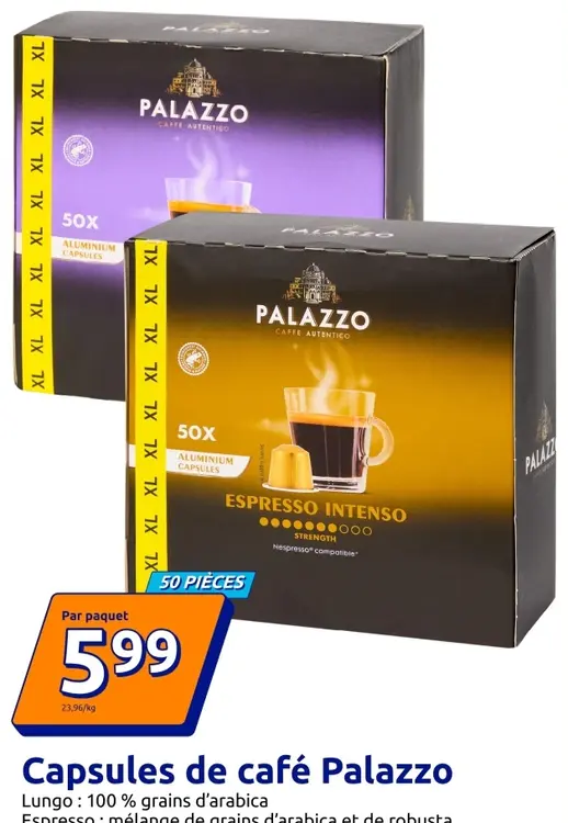 Offre: Capsules de café