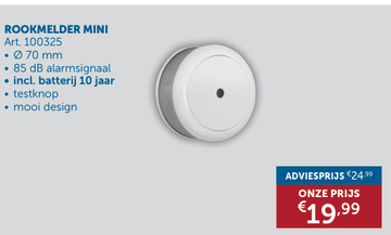 Aanbieding: ROOKMELDER MINI