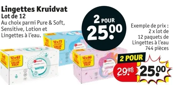 Offre: Lingettes Kruidvat
