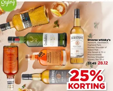 Aanbieding: Diverse whisky's