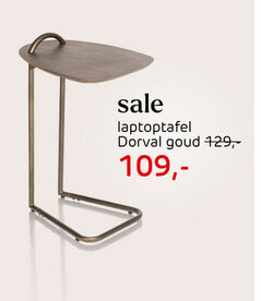 Aanbieding: Dorval, Laptop-Tafel 35.5 X 44 Cm