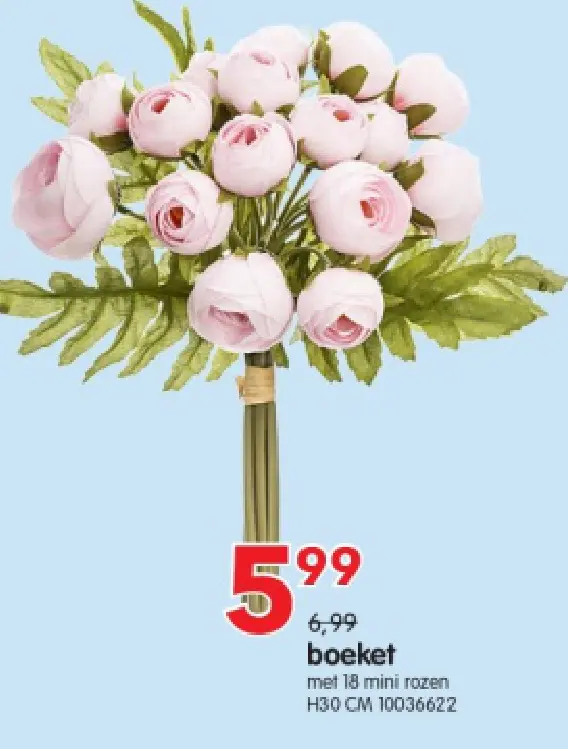 Promotie: boeket