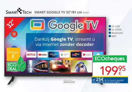 Promotie: Smart Google TV