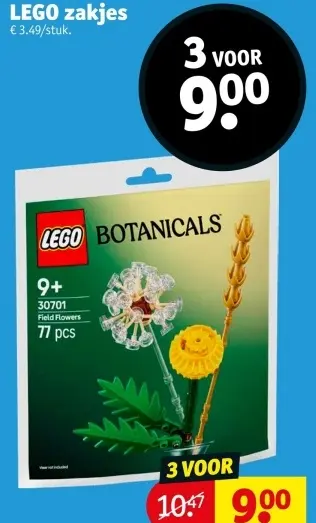 Aanbieding: LEGO zakjes Field Flowers