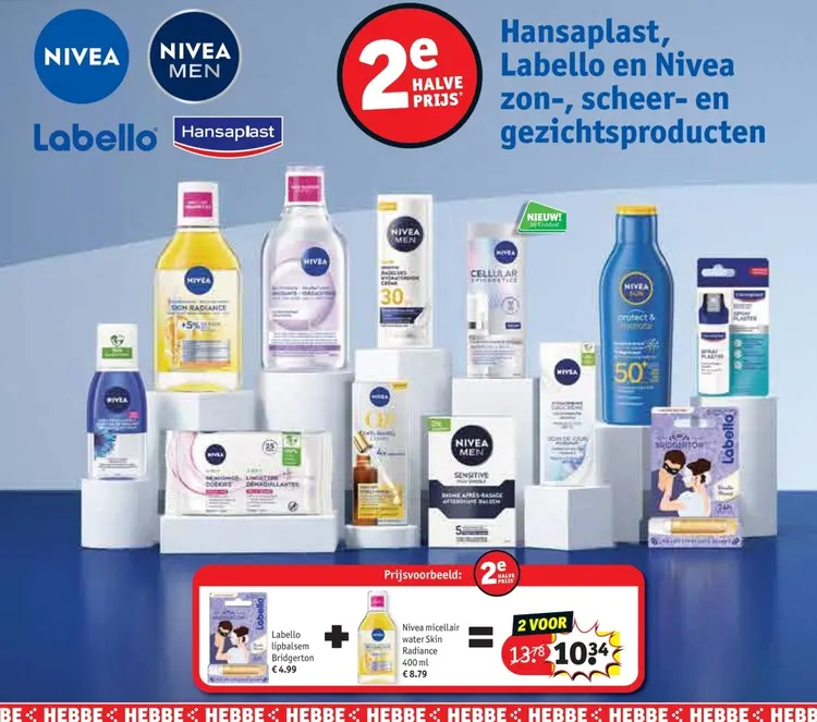 Promotie: Labello lipbalsem Bridgerton + Nivea micellair