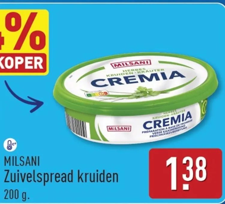 Aanbieding: Milsani Zuivelspread kruiden
