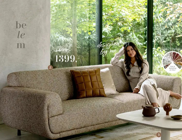 Promotie: Sofa Belem 3,5-zits