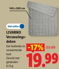 Aanbieding: Verzwaringsdeken