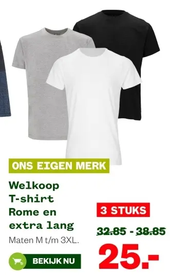 Aanbieding: Welkoop T-shirt