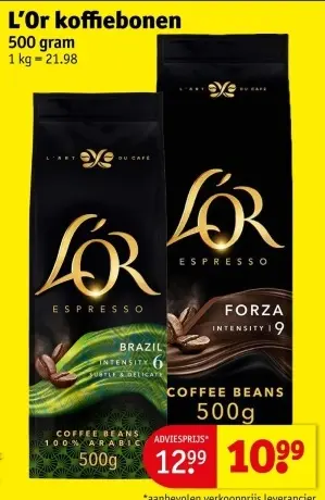Promotie: Koffiebonen