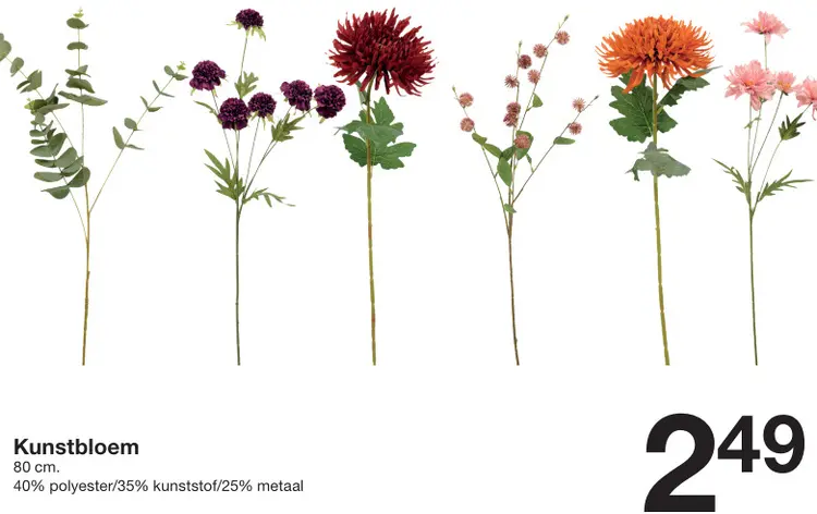 Promotie: Kunstbloem