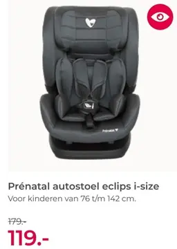 Aanbieding: Prénatal autostoel eclips i-size