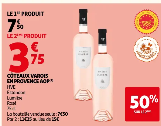 Offre: Côteaux varois en provence aop 