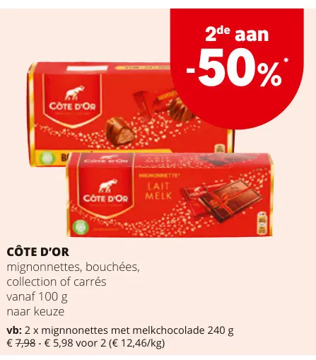 Promotie: Mignonnettes, bouchées, collection of carrés