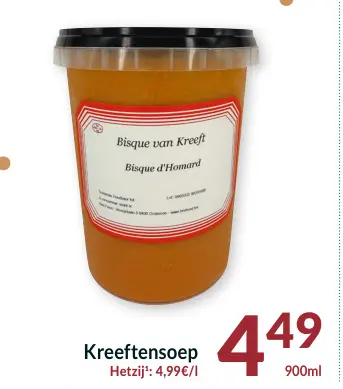 Aanbieding: Kreeftensoep