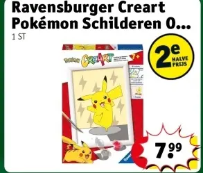 Promotie: Creart Pokémon Schilderen Op Nummer