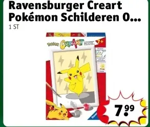 Promotie: Ravensburger Creart Pokémon Schilderen Op Nummer