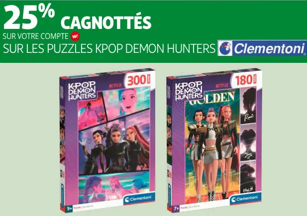 Promotie: Les puzzles K-Pop Demon Hunters
