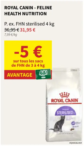 Offre: Royal Canin - Feline Health Nutrition