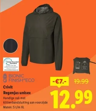 Aanbieding: Regenjas unisex